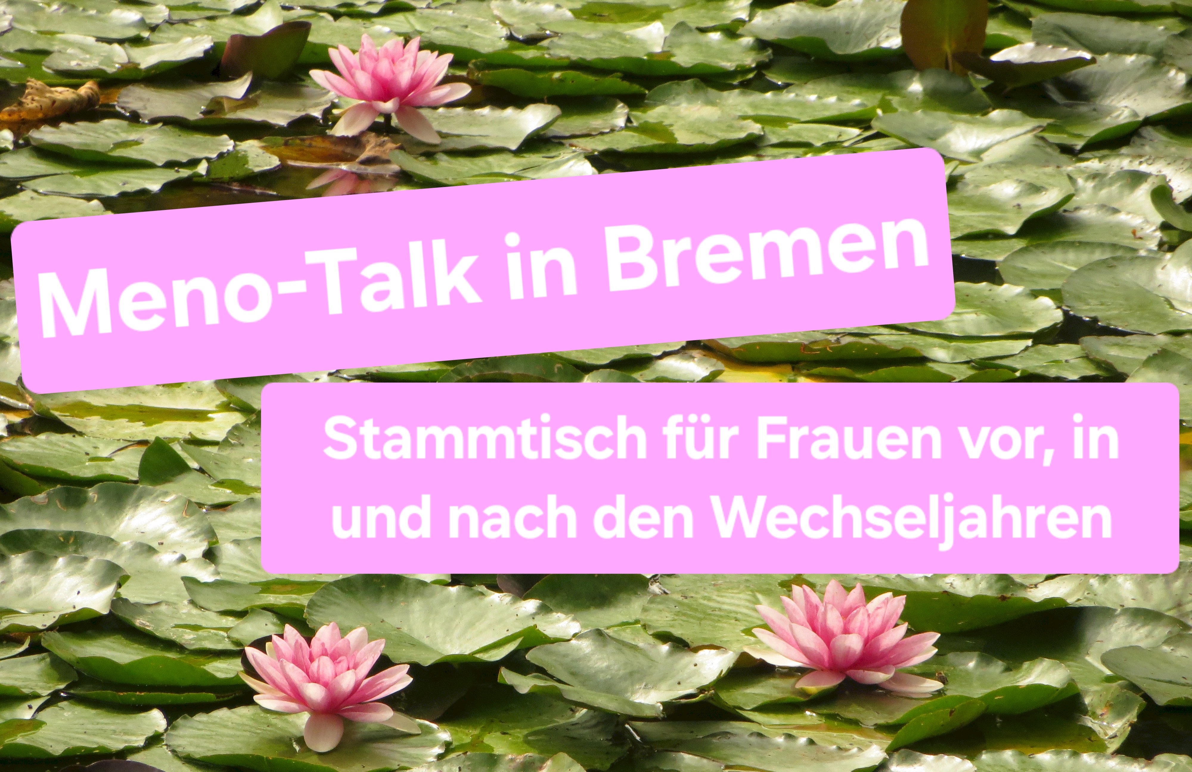 Meno-Talk in Bremen: Stammtisch für Frau vor – in – und nach der Menopause